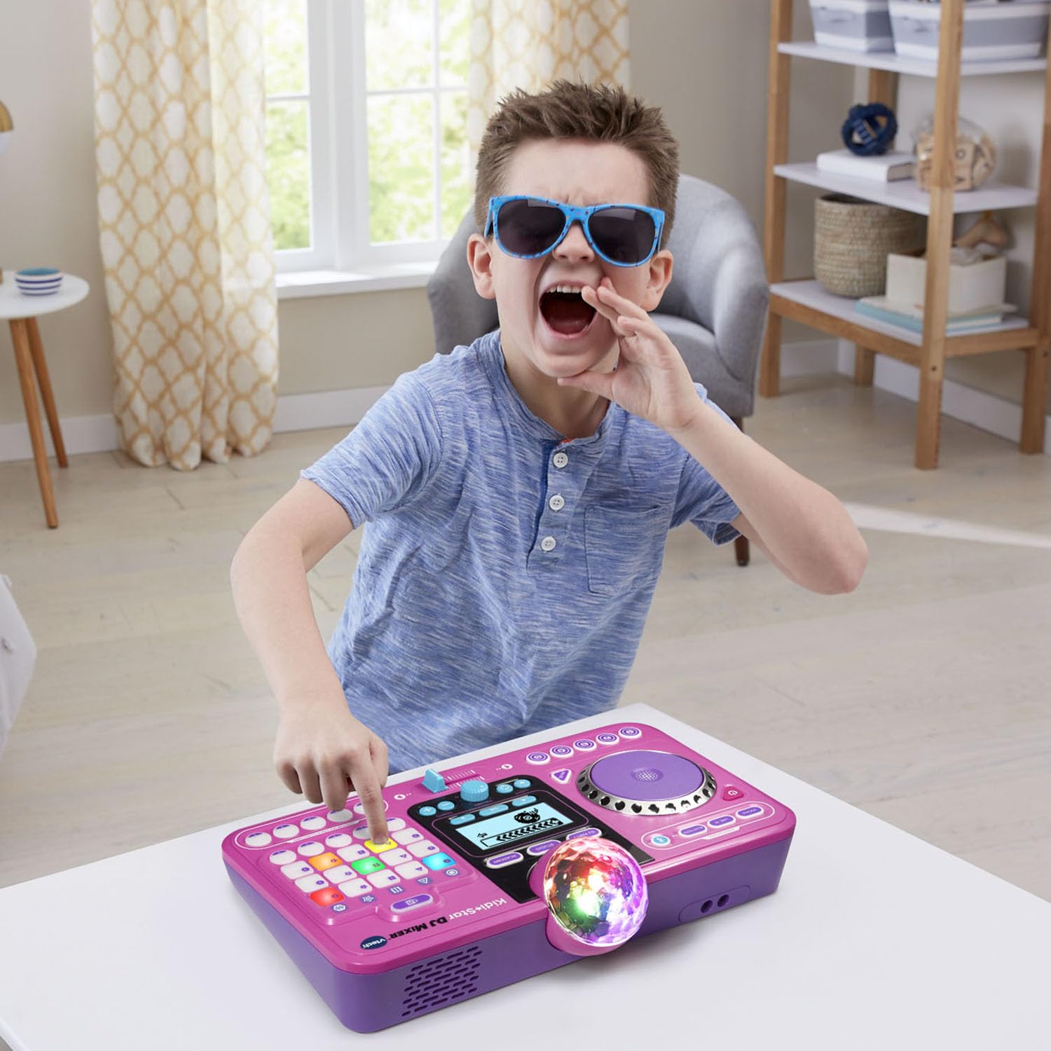 Foto 7 pulgar | Mezclador De Dj Toy Vtech Kidistar Rosa Con Bluetooth Para Más De 5 Años - Venta Internacional.