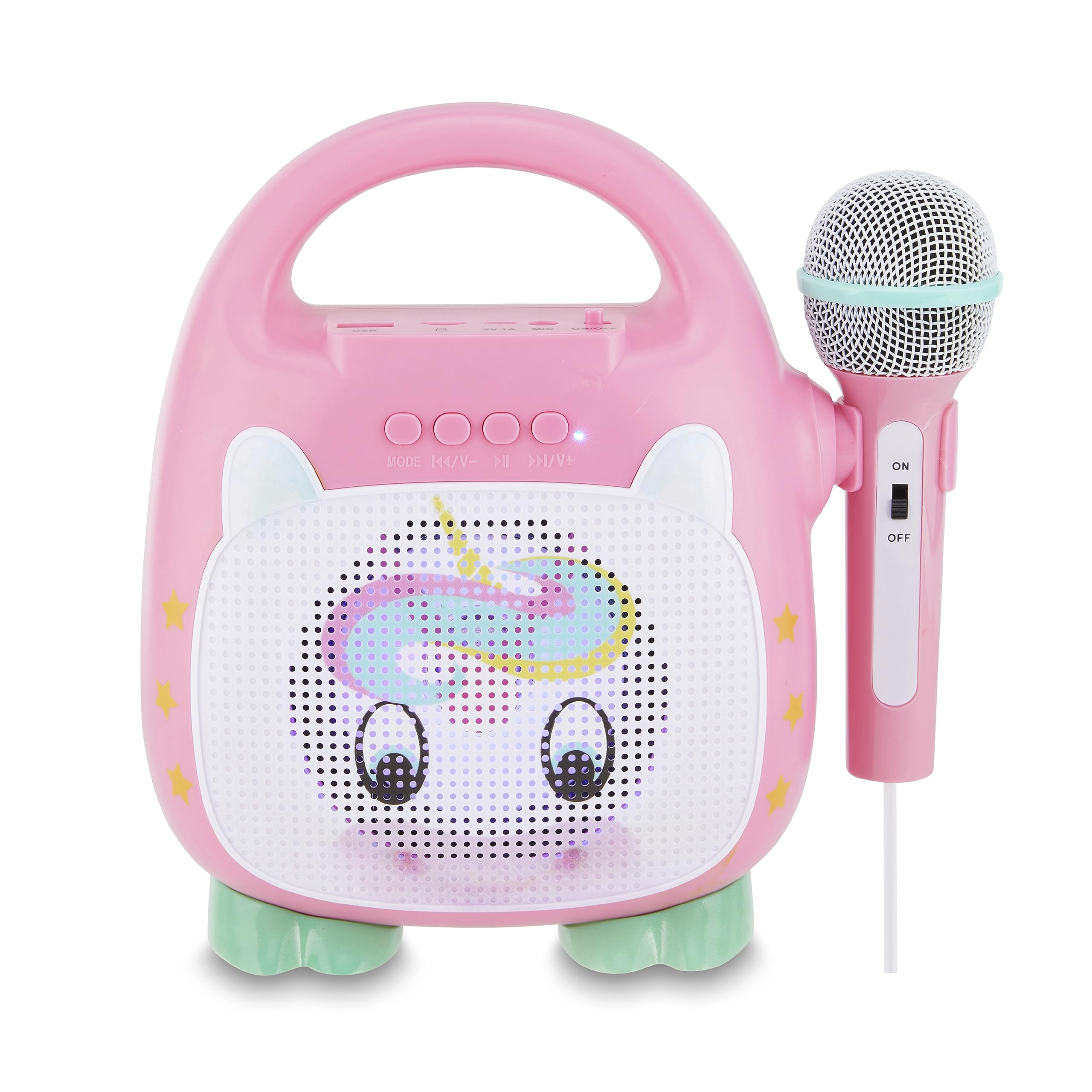 Altavoz De Karaoke Vivitar Singimals Kids Con Micrófono Bt V5.1 - Venta Internacional.