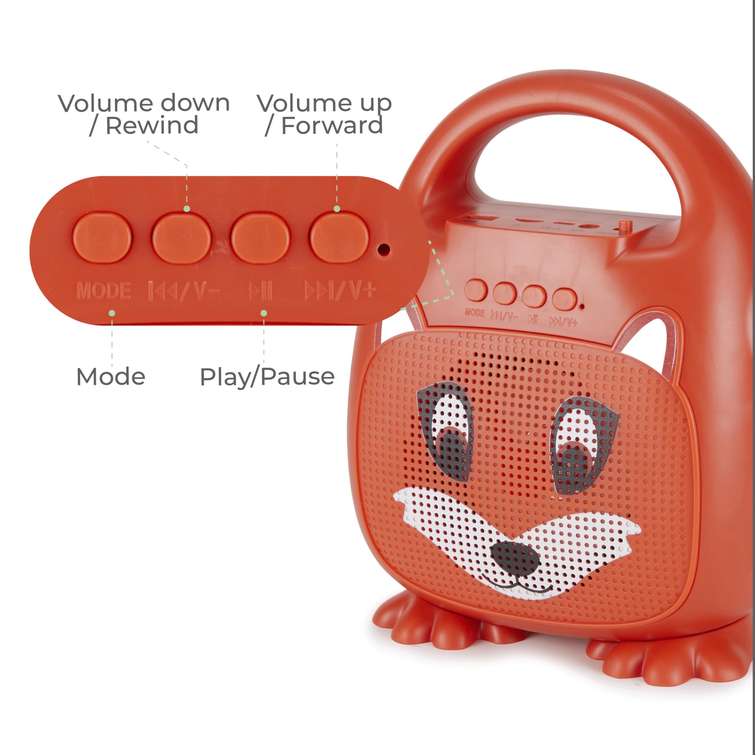 Foto 4 pulgar | Altavoz Karaoke Vivitar Singimals Kids Con Micrófono Bluetooth - Venta Internacional.