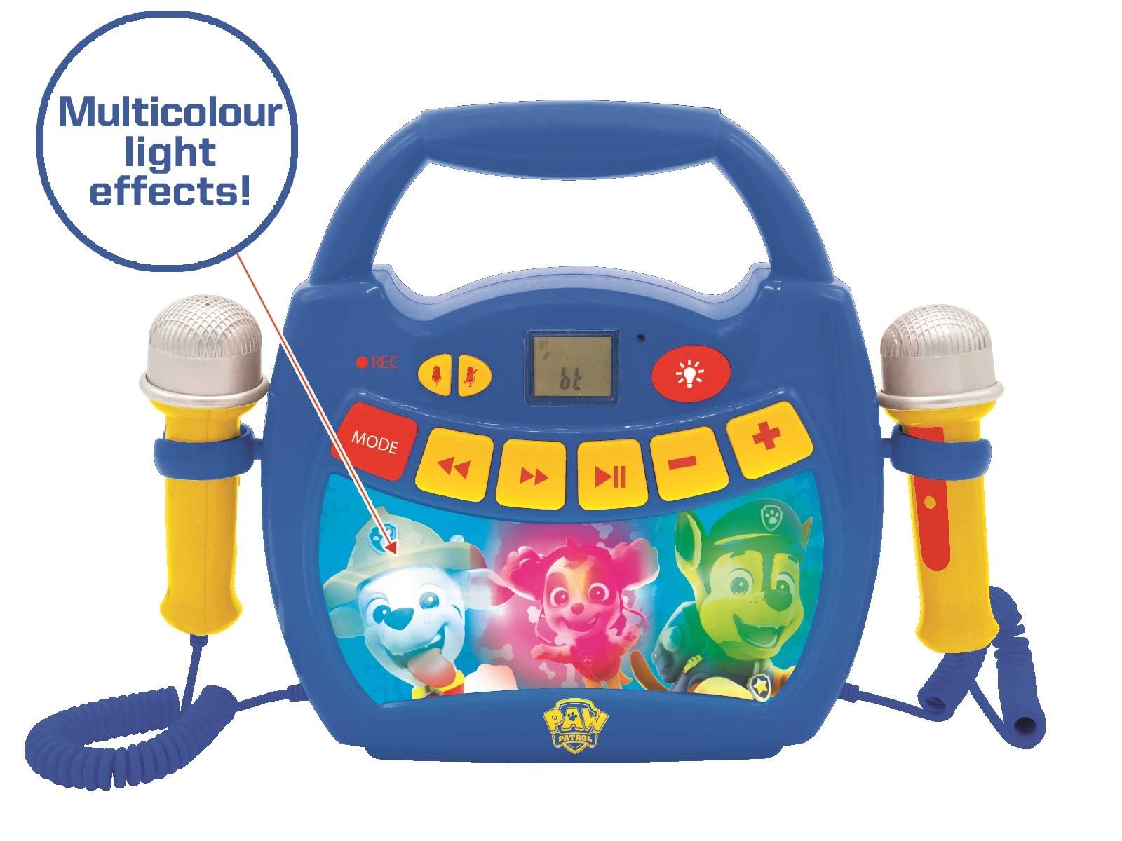 Foto 4 pulgar | Reproductor Digital De Karaoke Lexibook Paw Patrol Con Micrófonos - Venta Internacional.