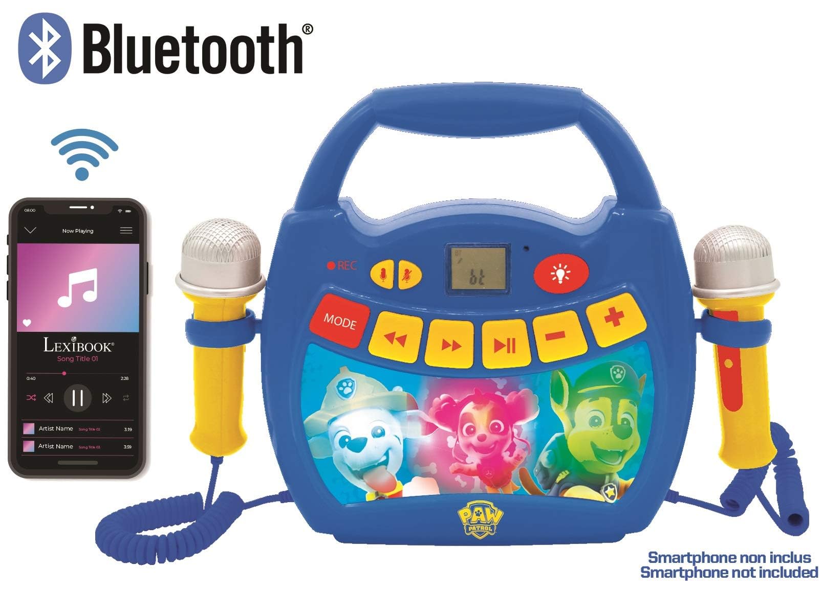 Foto 6 | Reproductor Digital De Karaoke Lexibook Paw Patrol Con Micrófonos - Venta Internacional.