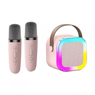 Foto 1 | Máquina De Karaoke Altavoz Bluetooth 2 Micrófonos Eo Safe Imports Esi-16075 Azul