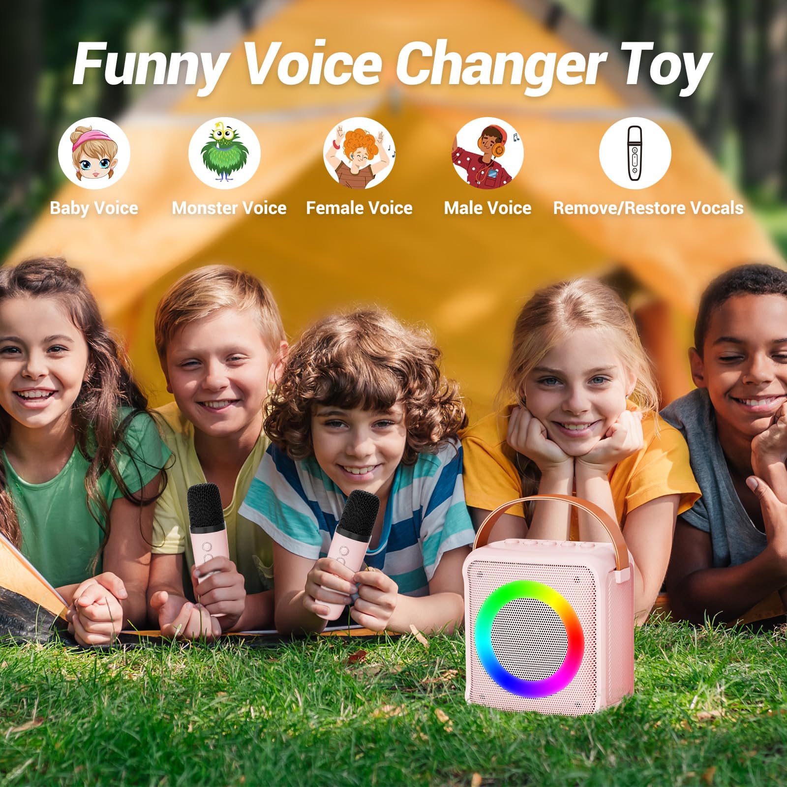 Foto 5 | Máquina De Micrófono De Karaoke Ankuka Toys Para Niñas De 4 A 12 Años - Venta Internacional.