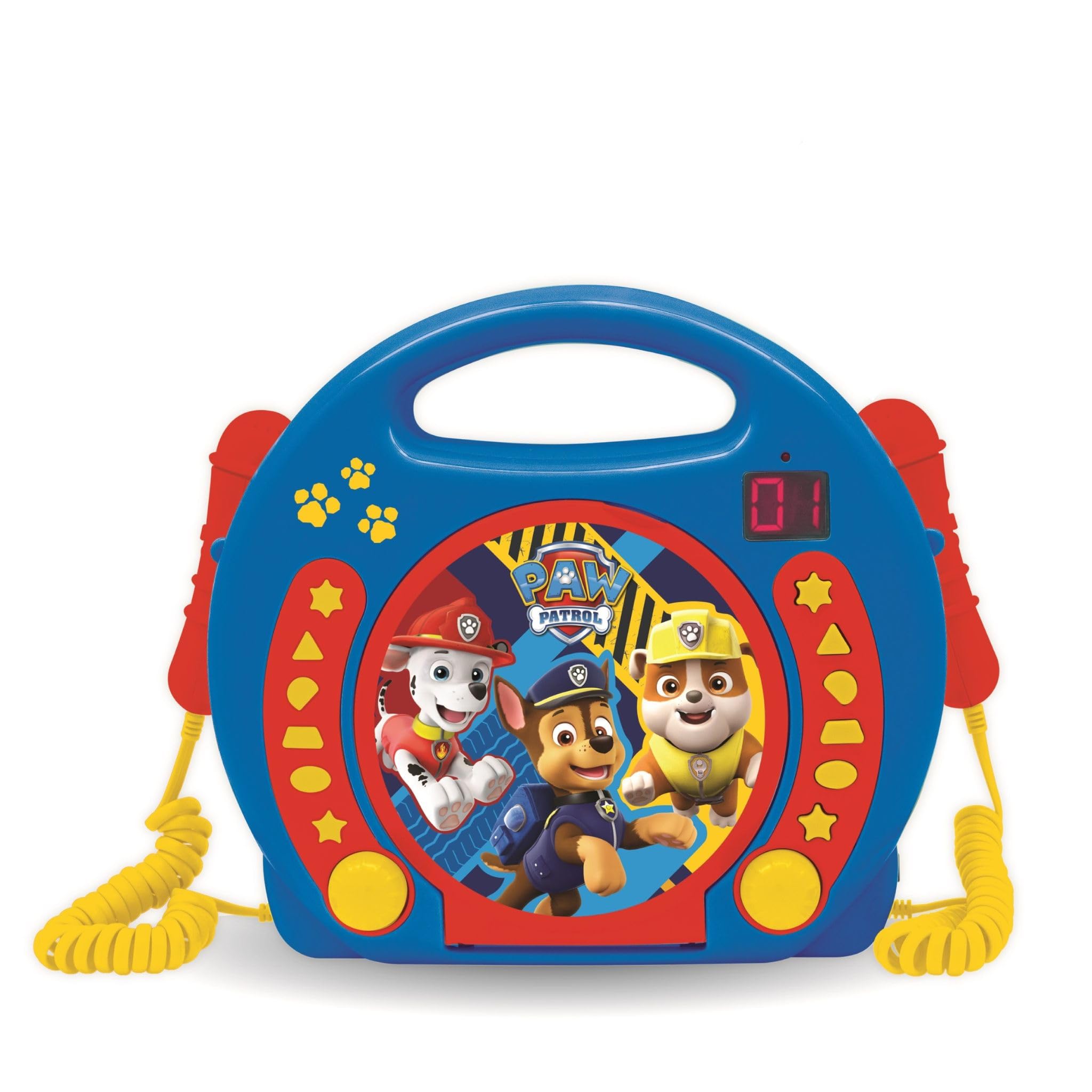 Reproductor de Cd Karaoke Lexibook Paw Patrol Chase Marshall Con 2 Micrófonos - Venta Internacional
