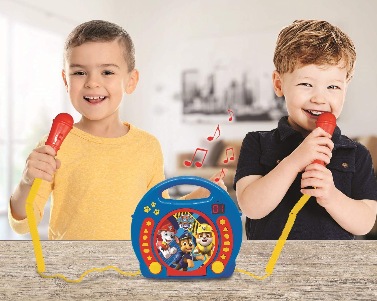 Foto 3 pulgar | Reproductor de Cd Karaoke Lexibook Paw Patrol Chase Marshall Con 2 Micrófonos - Venta Internacional
