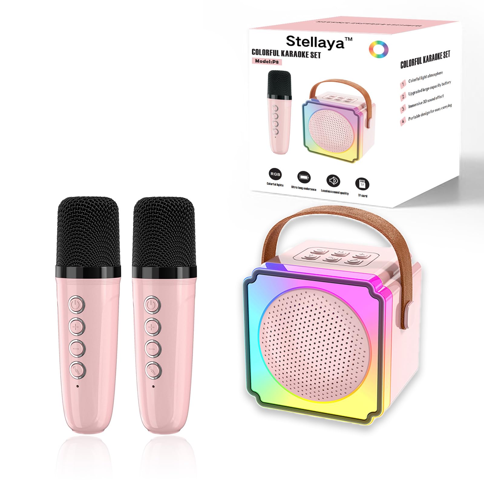 Foto 2 pulgar | Máquina De Karaoke Stellaya Mini Portátil Bluetooth Para Niños - Venta Internacional.