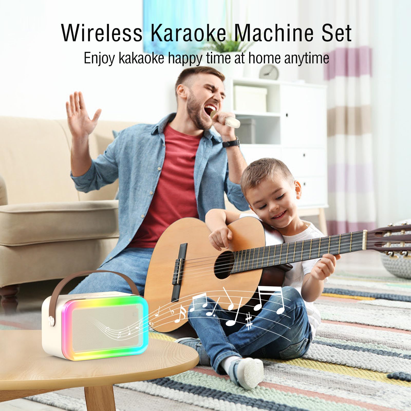 Foto 5 pulgar | Máquina De Karaoke Meguo M11 Con 2 Micrófonos Inalámbricos Bluetooth - Venta Internacional.