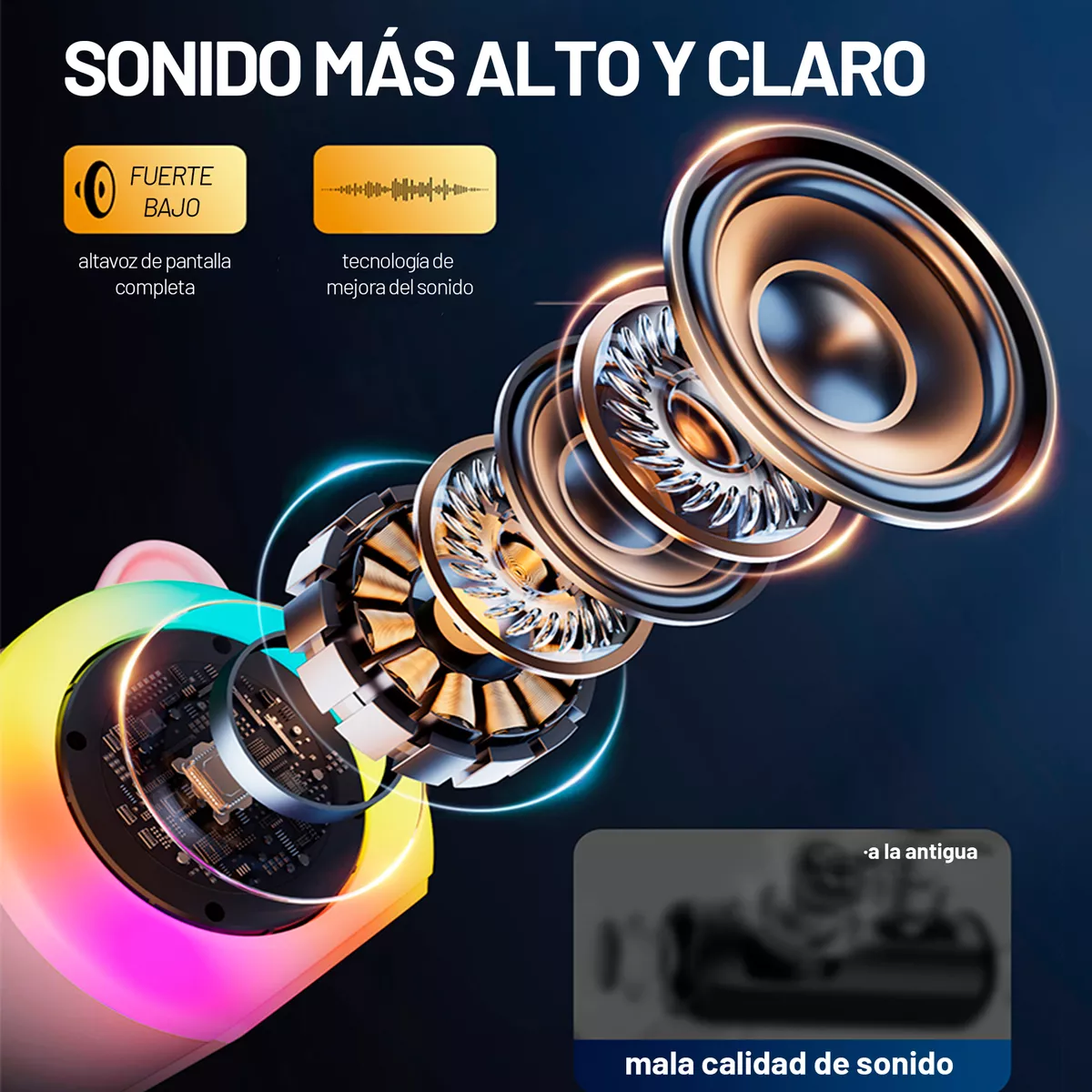Foto 4 pulgar | Altavoz Bluetooth Karaoke Portátil Con 2 Micrófonos Eo Safe Imports Esi-16143-1 Rosa