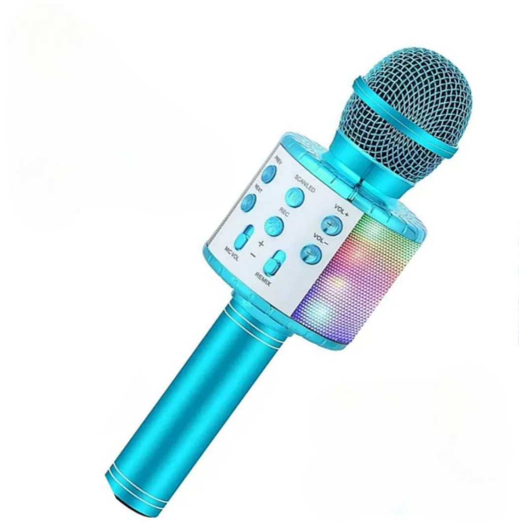 Micrófono Xtellar Bocina Karaoke Destacado Con Cambiadores De Voz  Usb Y Bluetooth Para Niños Entusiastas De Cantar