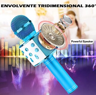 Foto 2 | Micrófono Xtellar Bocina Karaoke Destacado Con Cambiadores De Voz Usb Y Bluetooth Para Niños Entusiastas De Cantar