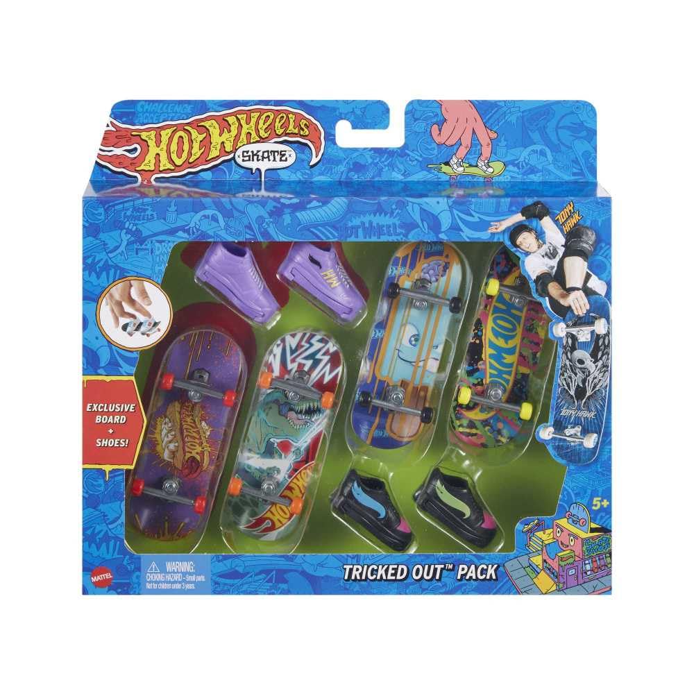 Foto 2 pulgar | Venta Internacional - Paquete de Patinetas Fingerboard Hot Wheels con Diseño de Tony Hawk