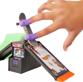 Foto 2 | Venta Internacional - Set de Juego Skate Arcade Skatepark Hot Wheels Tony Hawk Patinetas de Dedos