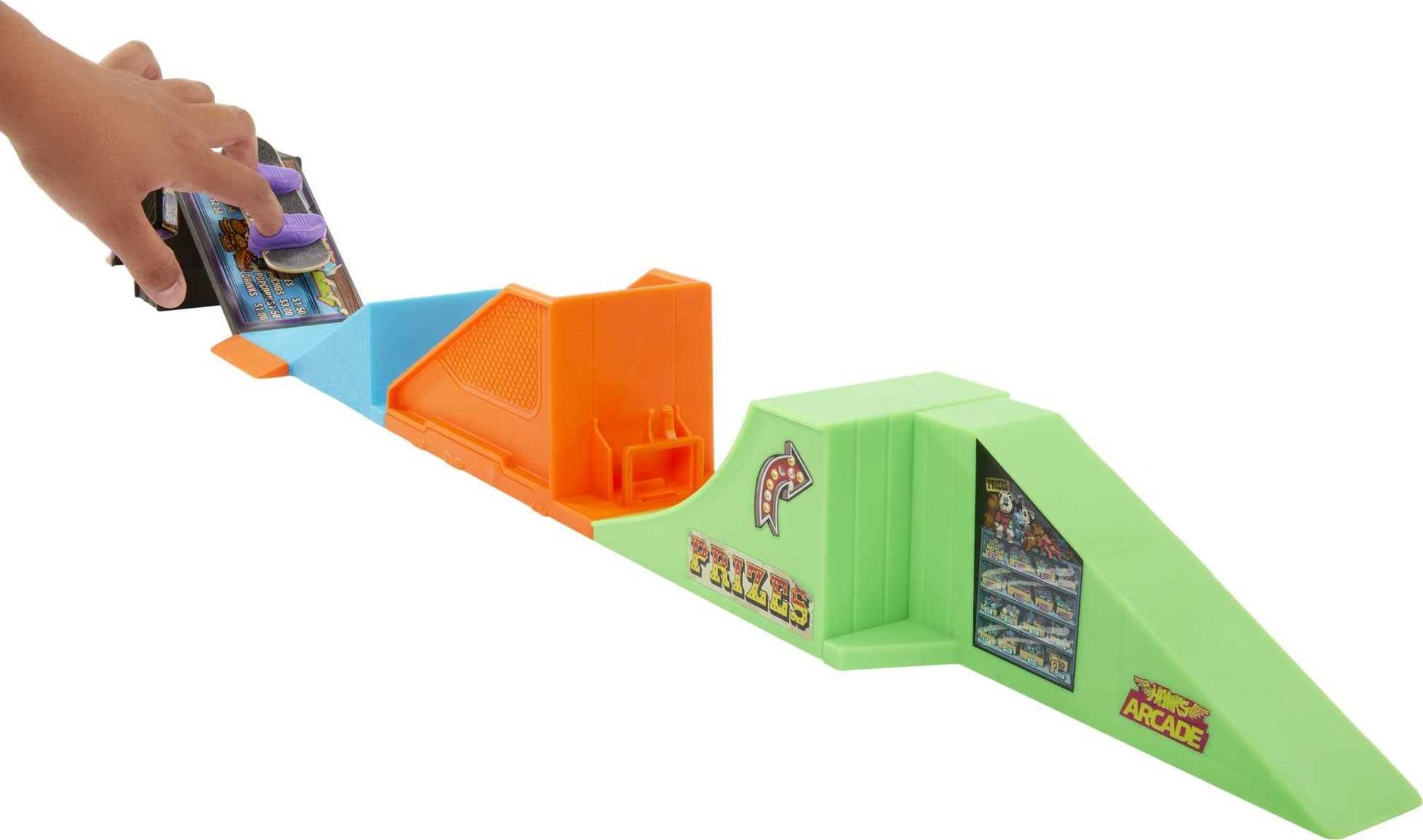 Foto 4 pulgar | Venta Internacional - Set de Juego Skate Arcade Skatepark Hot Wheels Tony Hawk Patinetas de Dedos
