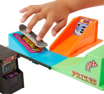 Foto 5 | Venta Internacional - Set de Juego Skate Arcade Skatepark Hot Wheels Tony Hawk Patinetas de Dedos