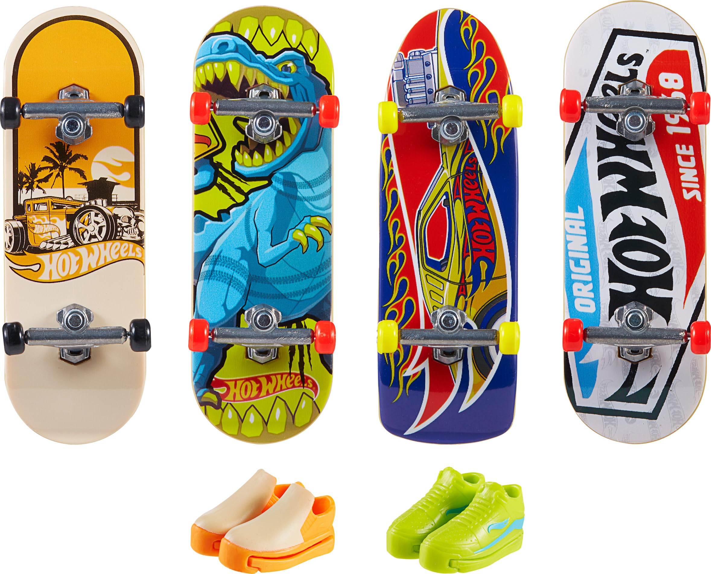 Venta Internacional - Patinetas de Dedos Hot Wheels Tony Hawk con Zapatillas de Skate