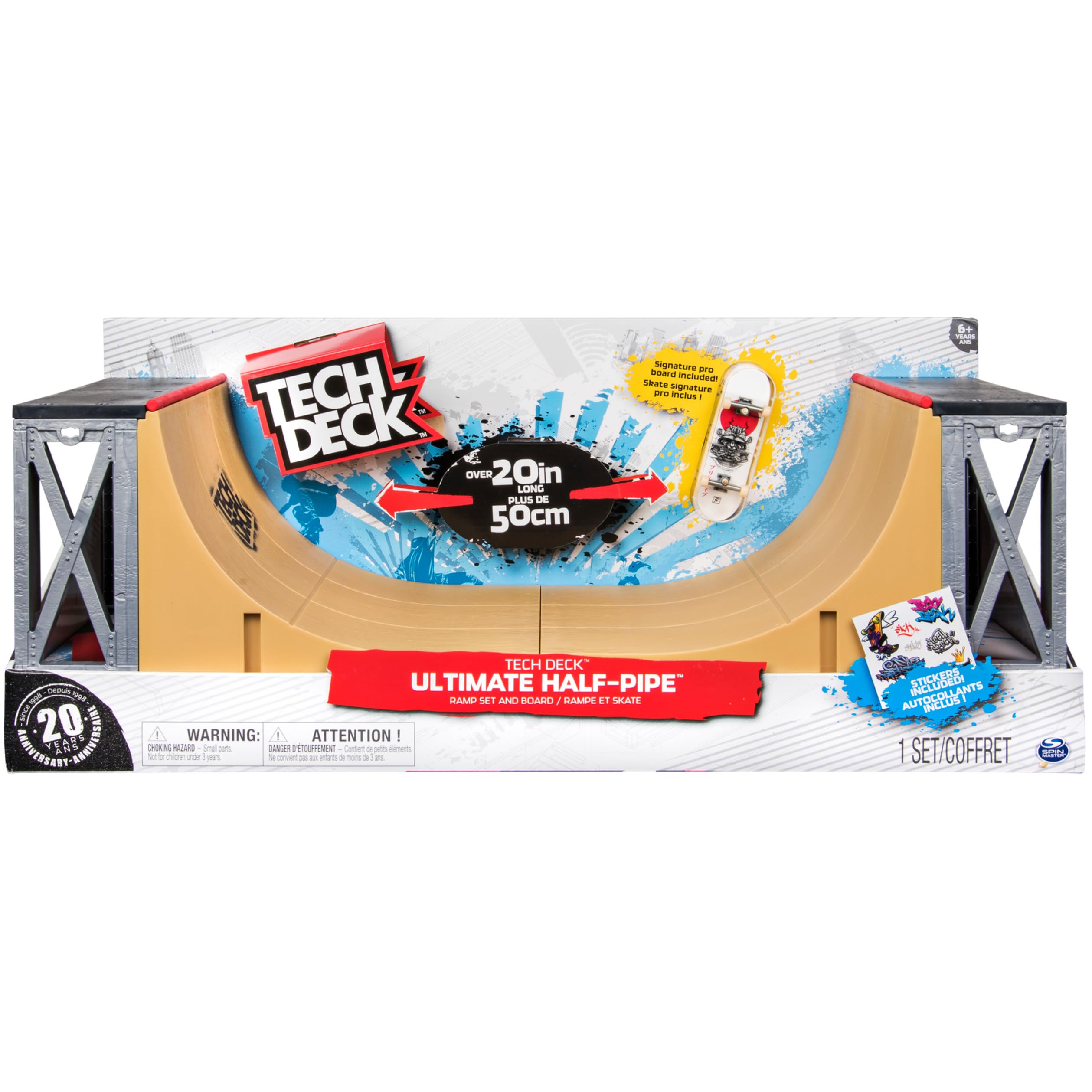 Rampa De Medio Tubo Playset Tech Deck Ultimate Con Diapasón - Venta Internacional.