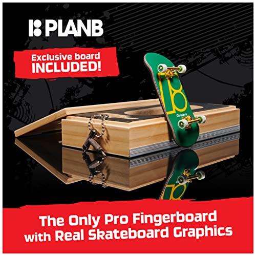 Foto 4 | Monopatín Finger Tech Deck Plan B Pro Series Con Disco De Almacenamiento - Venta Internacional.