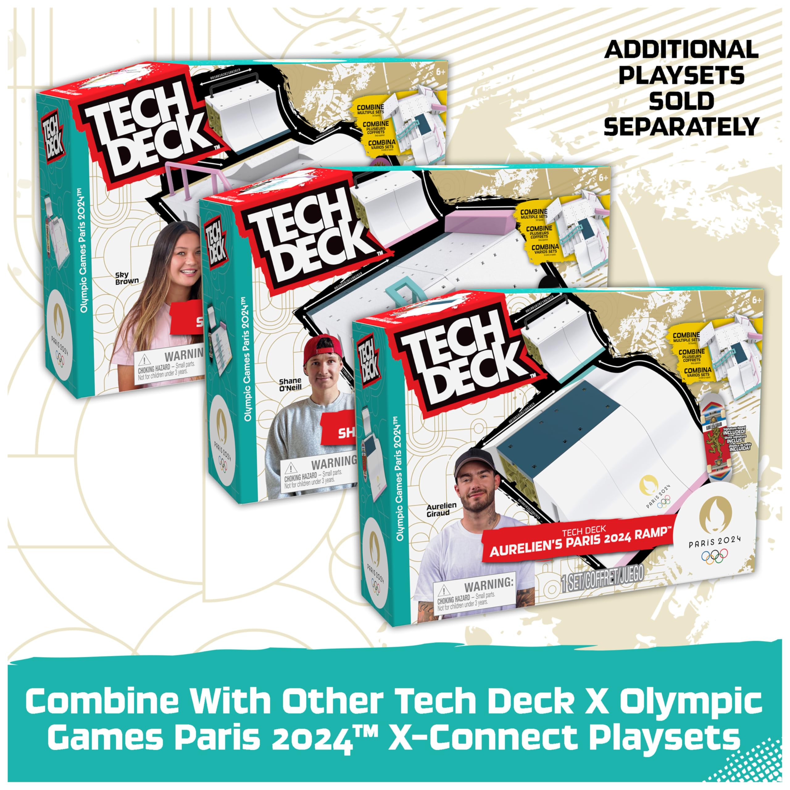 Foto 5 | Playset Tech Deck Juegos Olímpicos París 2024 Shane O'neill - Venta Internacional.