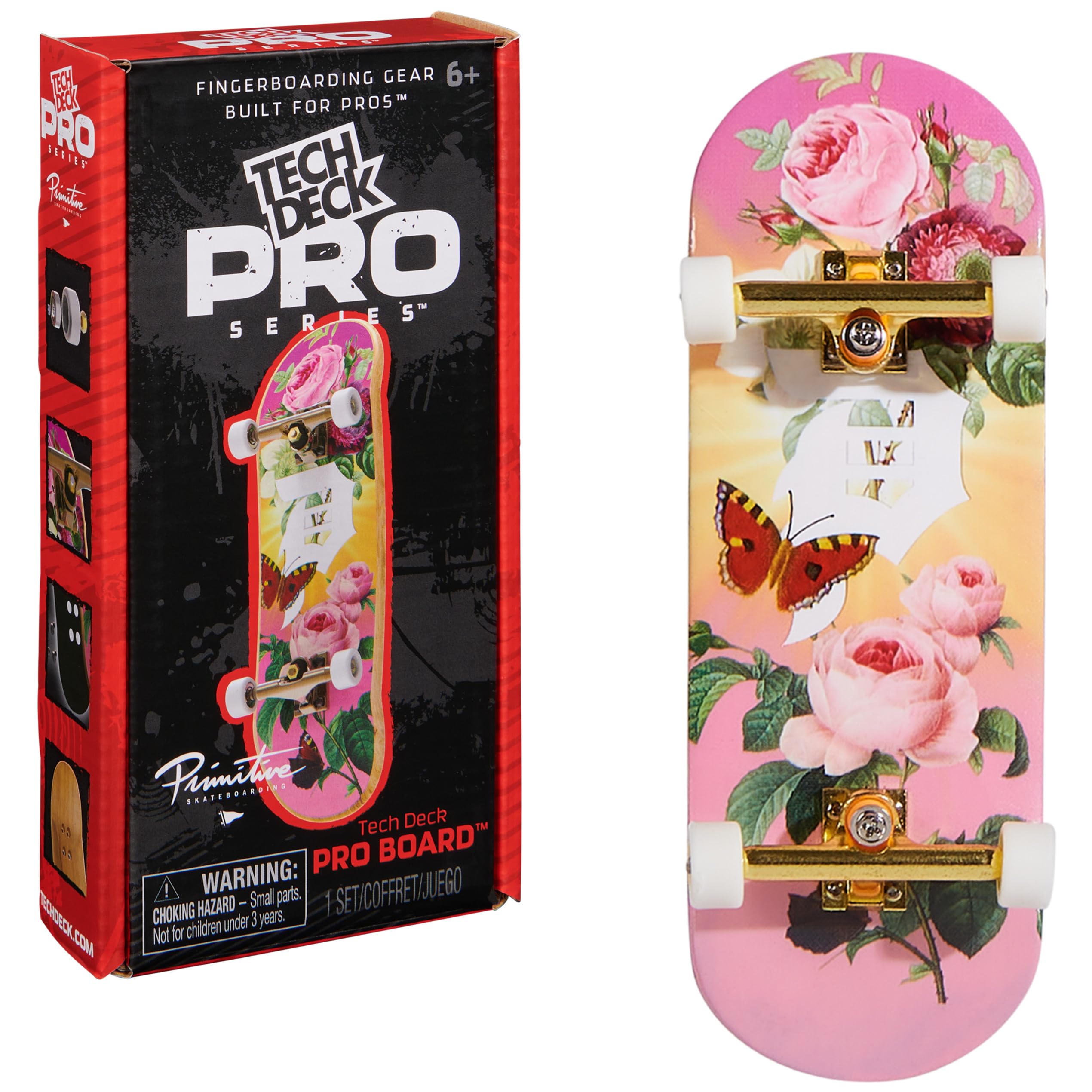 Monopatín Finger Tech Deck Primitive Pro Series Con Almacenamiento - Venta Internacional.