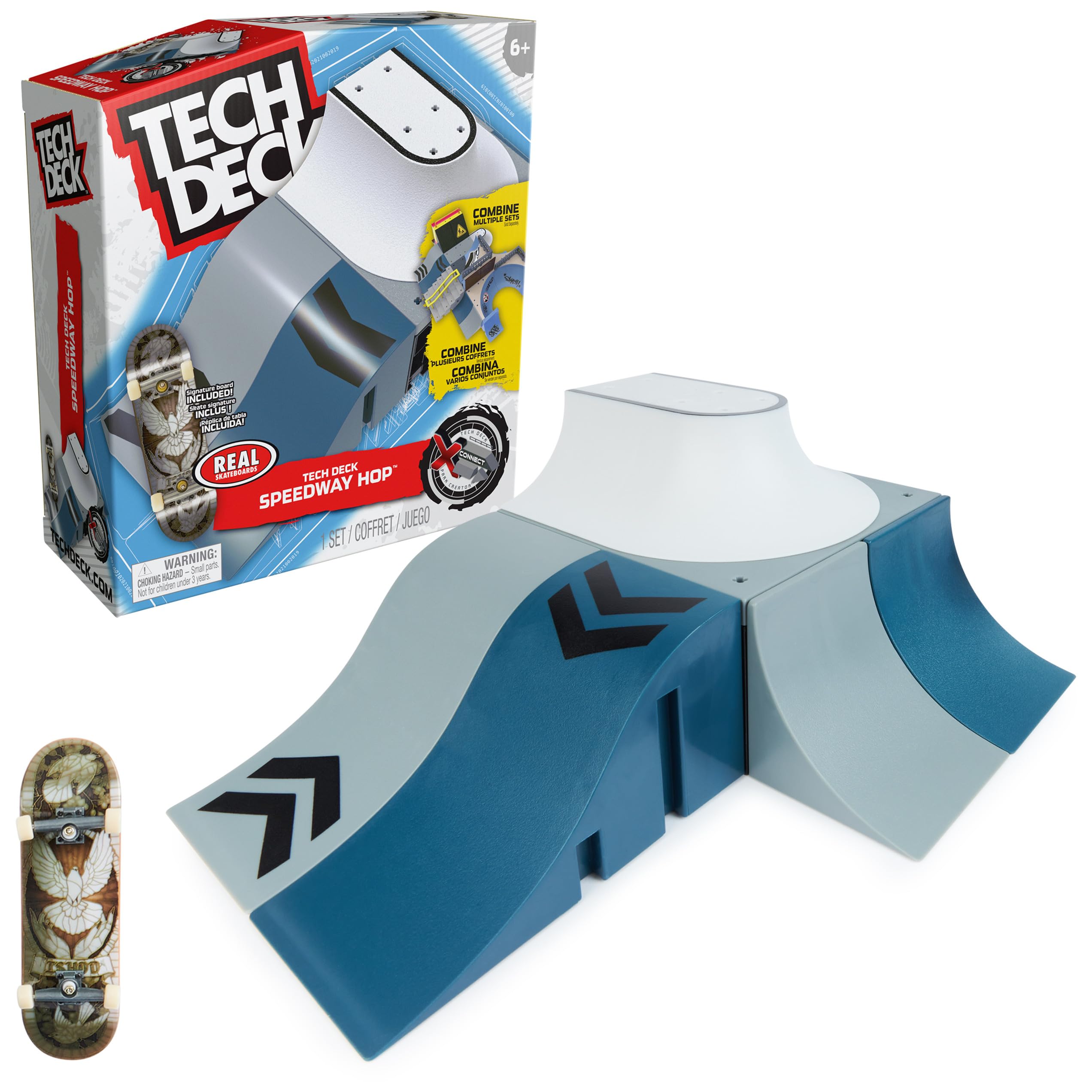 Foto 2 pulgar | Set De Rampa Para Skate Tech Deck Speedway Hop X-connect Park - Venta Internacional.