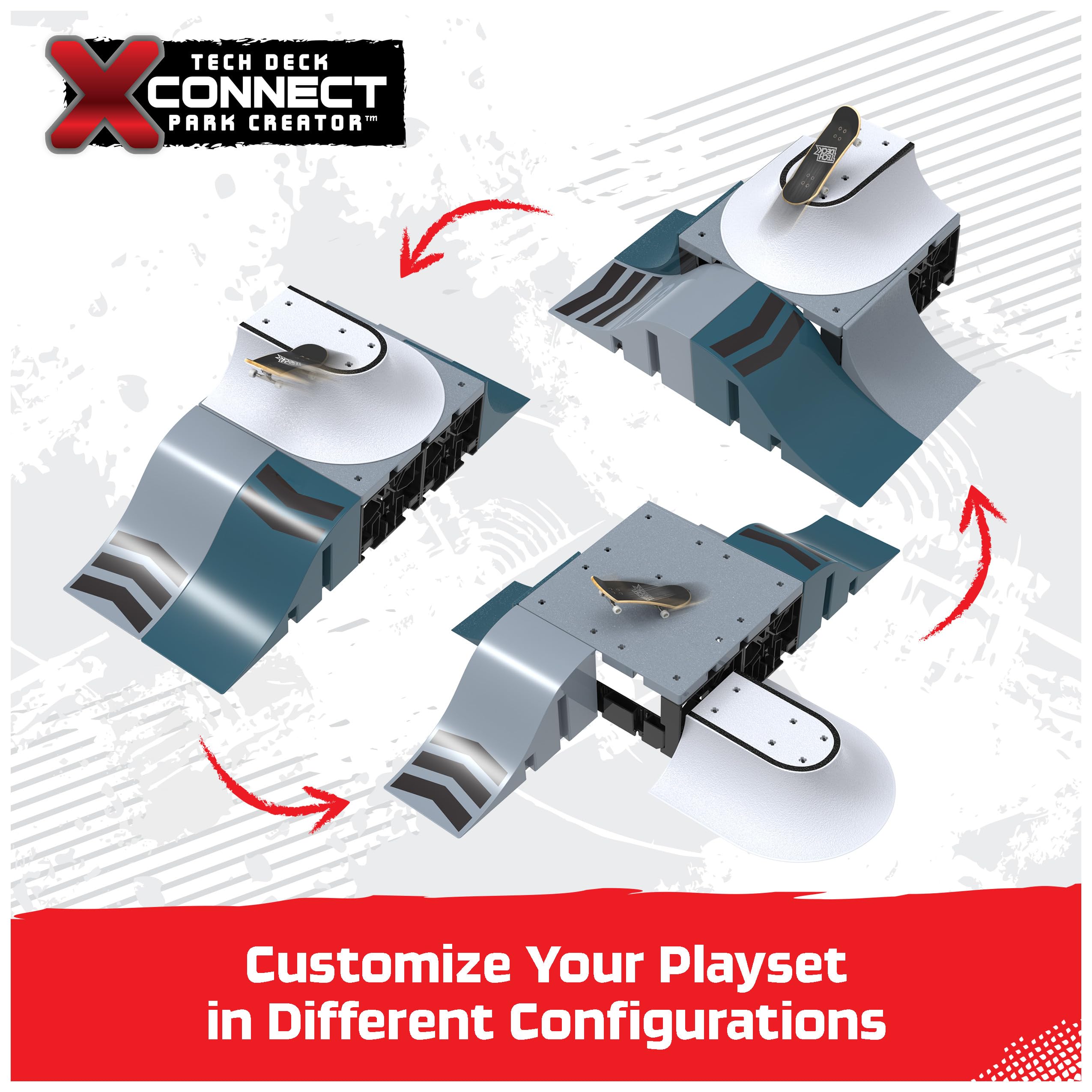Foto 3 | Set De Rampa Para Skate Tech Deck Speedway Hop X-connect Park - Venta Internacional.