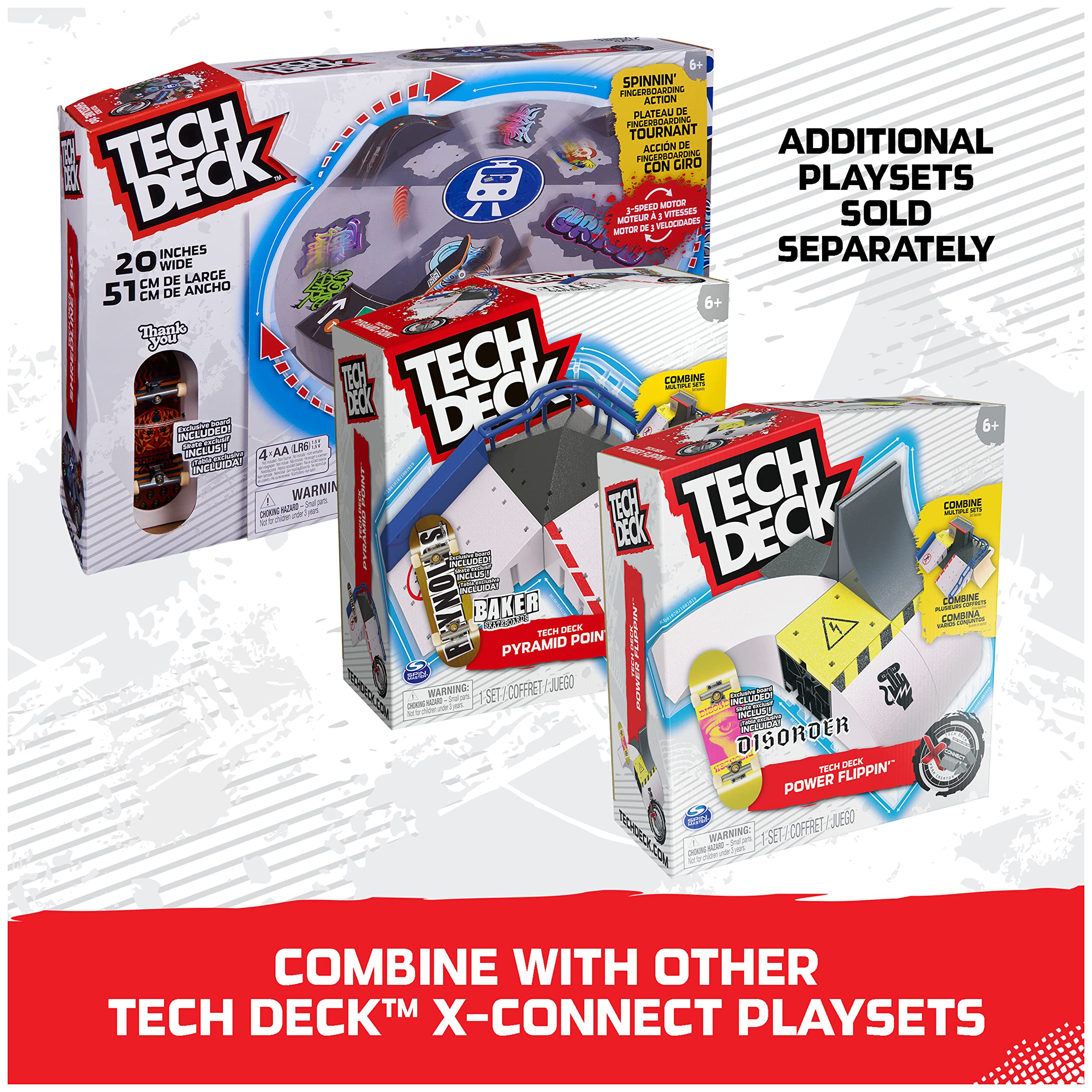 Foto 5 | Ramp Set Tech Deck Power Flippin X-connect Park Creator - Venta Internacional.