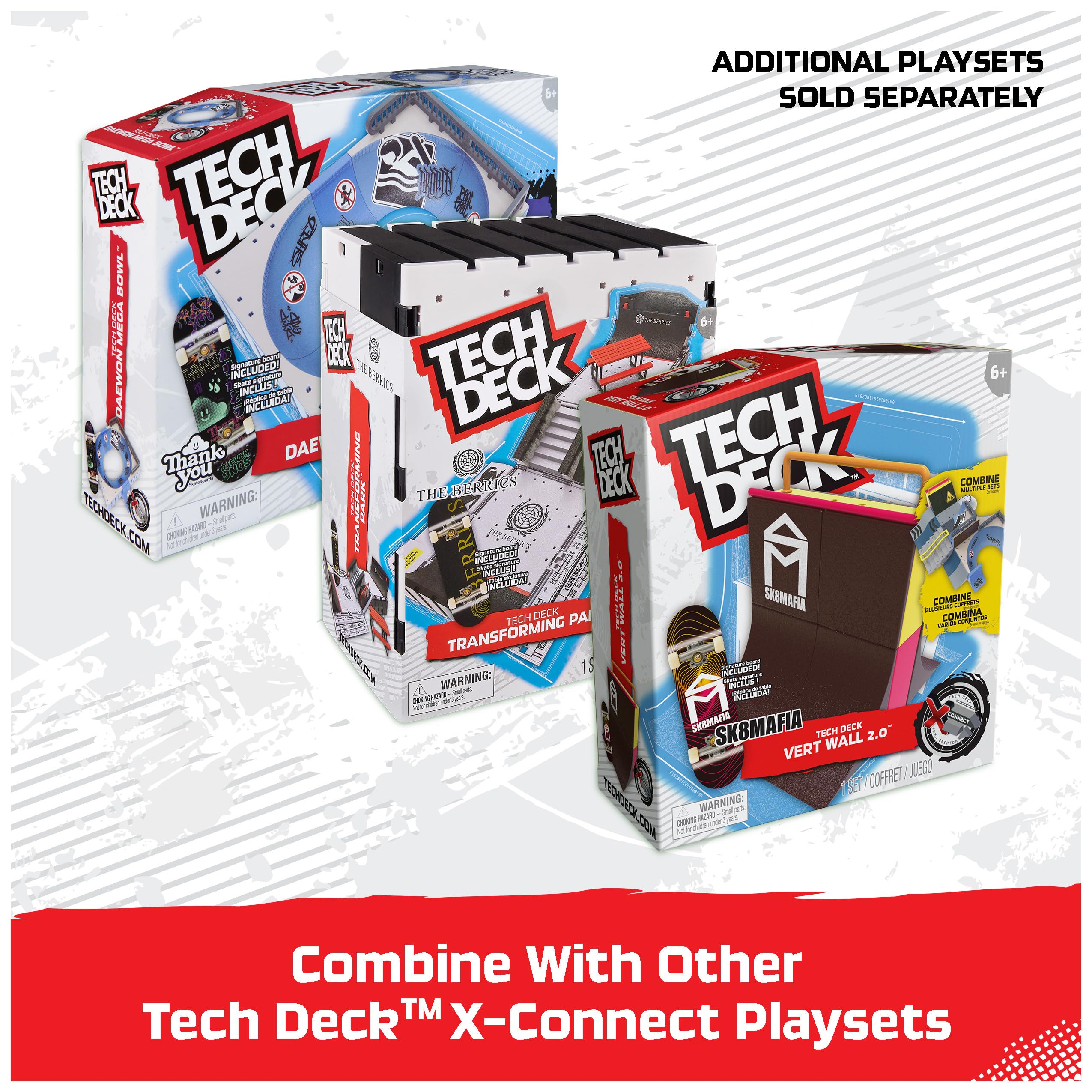 Foto 6 pulgar | Baraja Playset Tech The Berrics Transforming Park Con Almacenamiento - Venta Internacional.