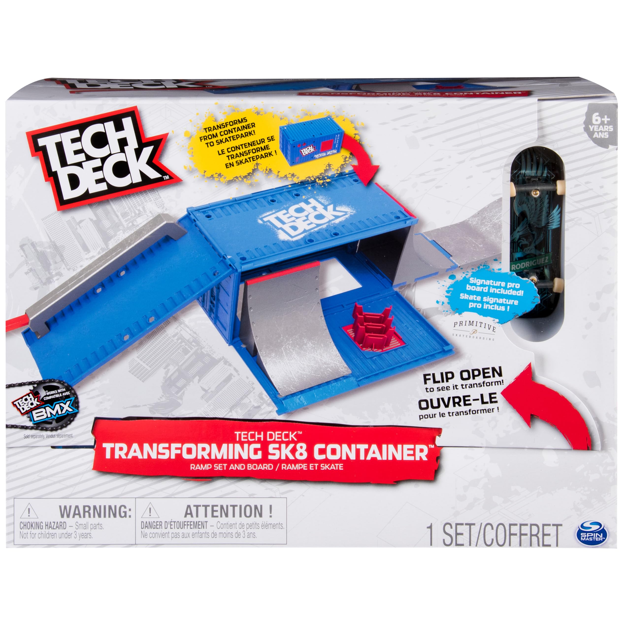 Foto 2 pulgar | Parque De Patinaje Modular Toy Tech Deck Transforming Sk8 Container Pro - Venta Internacional.