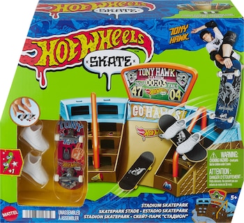 Foto 1 | Set De Juego Hot Wheels Tony Hawk Para Estadio De Patinaje Con Diapasón - Venta Internacional.