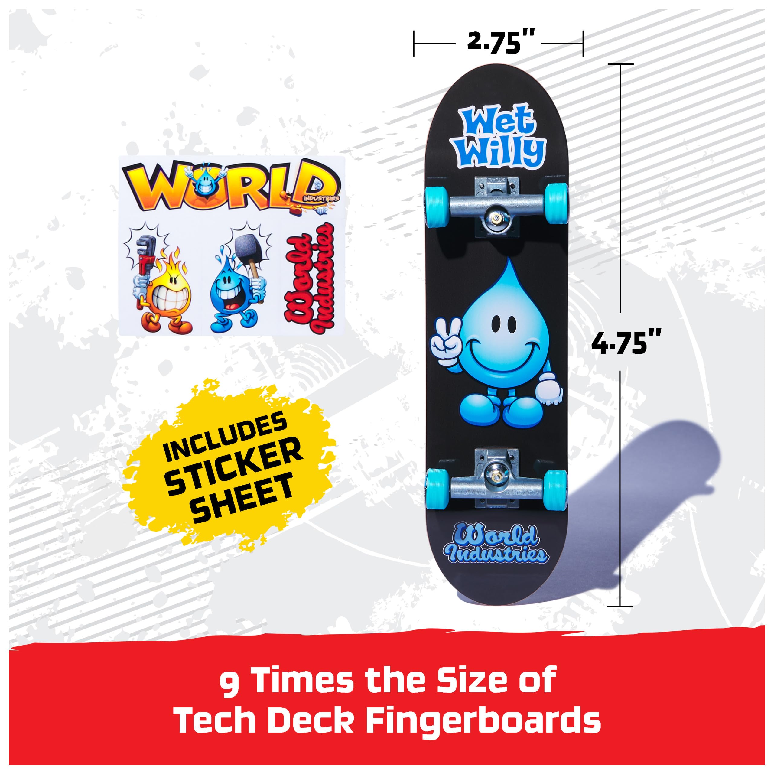 Foto 6 pulgar | Handboard Tech Deck World Industries Authentic Para Niños Mayores De 6 Años - Venta Internacional.