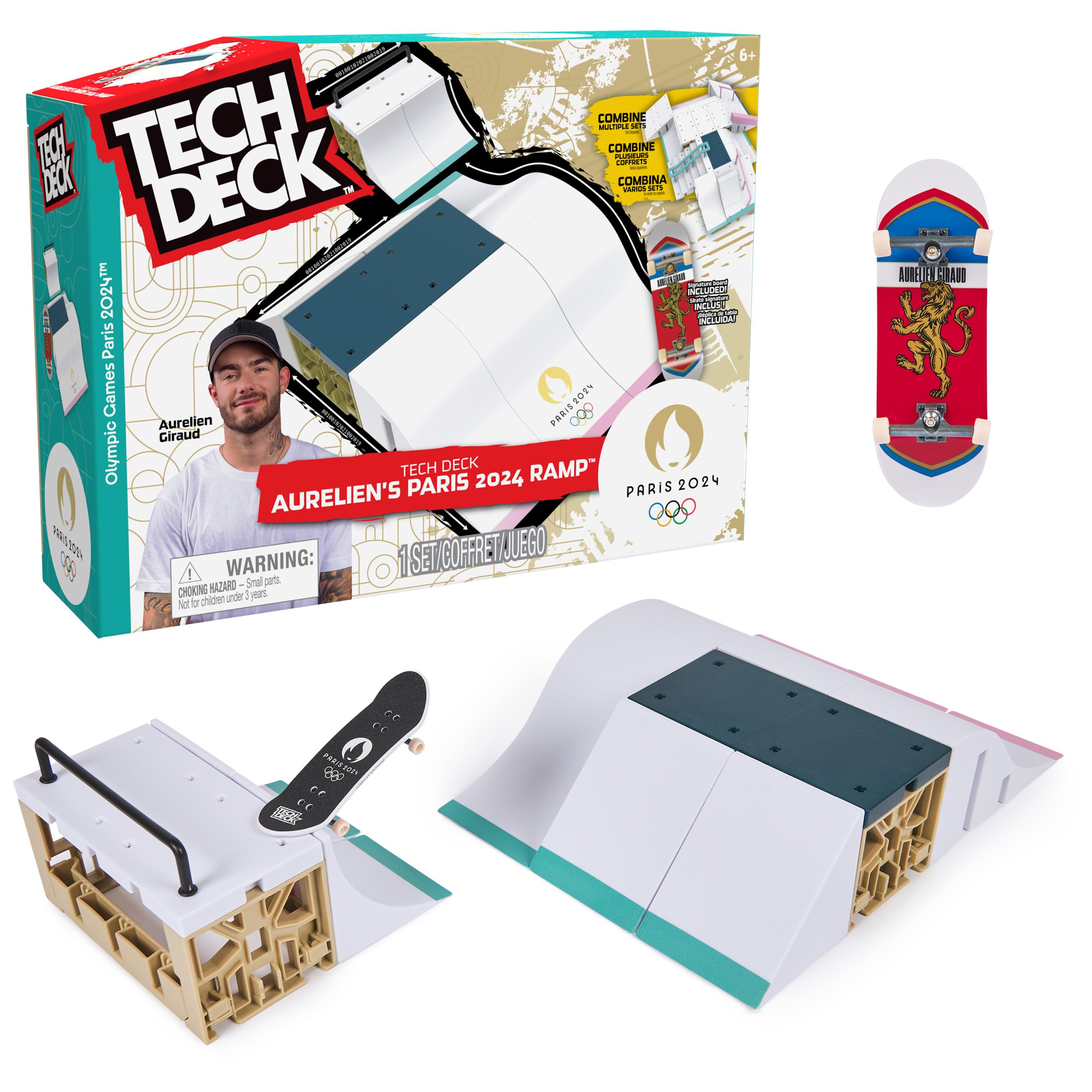 Foto 2 pulgar | Playset Tech Deck Para Los Juegos Olímpicos De París 2024 Con Diapasón - Venta Internacional.