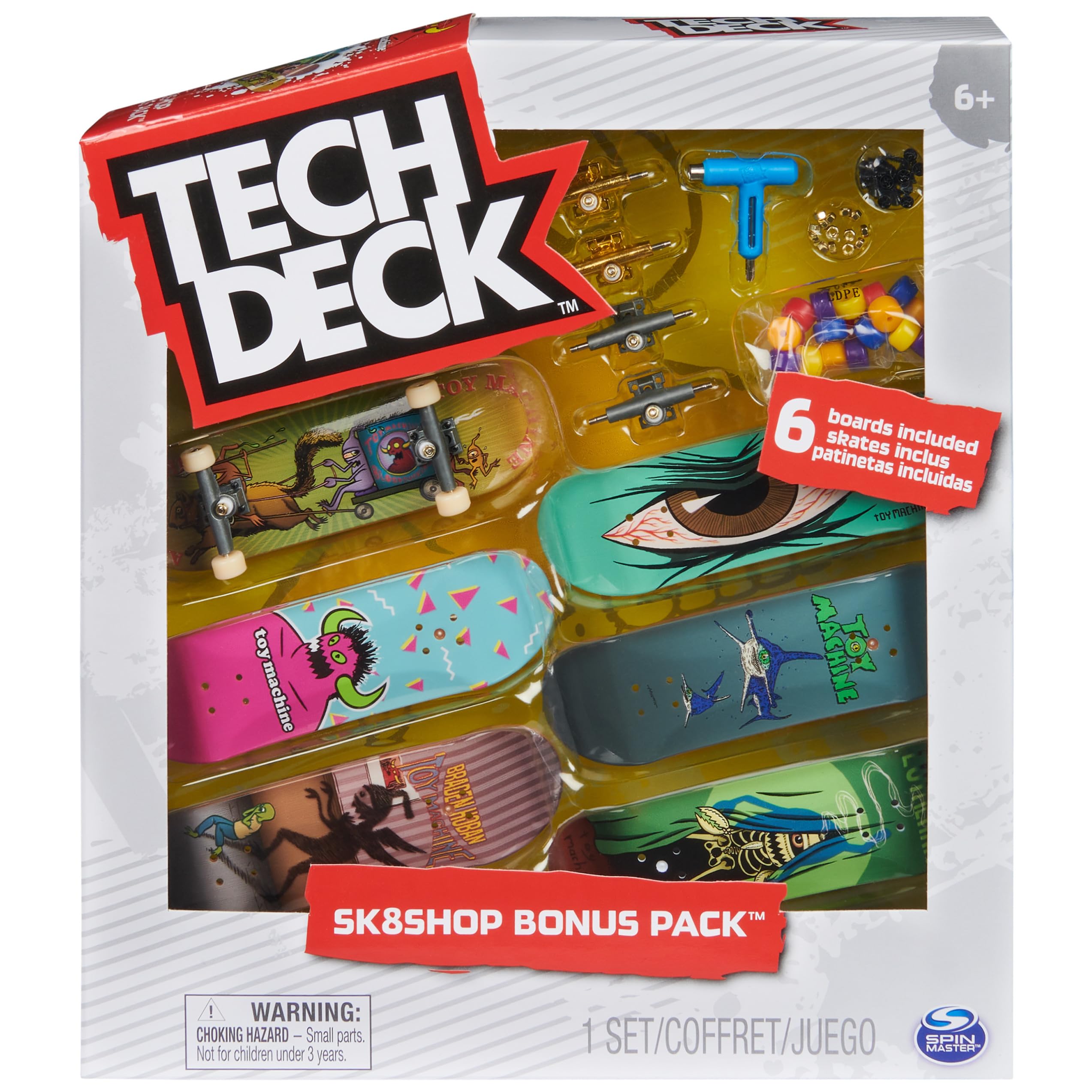 Foto 1 | Toy Machine Sk8shop, Diapasón, Paquete Adicional Tech Deck - Venta Internacional.
