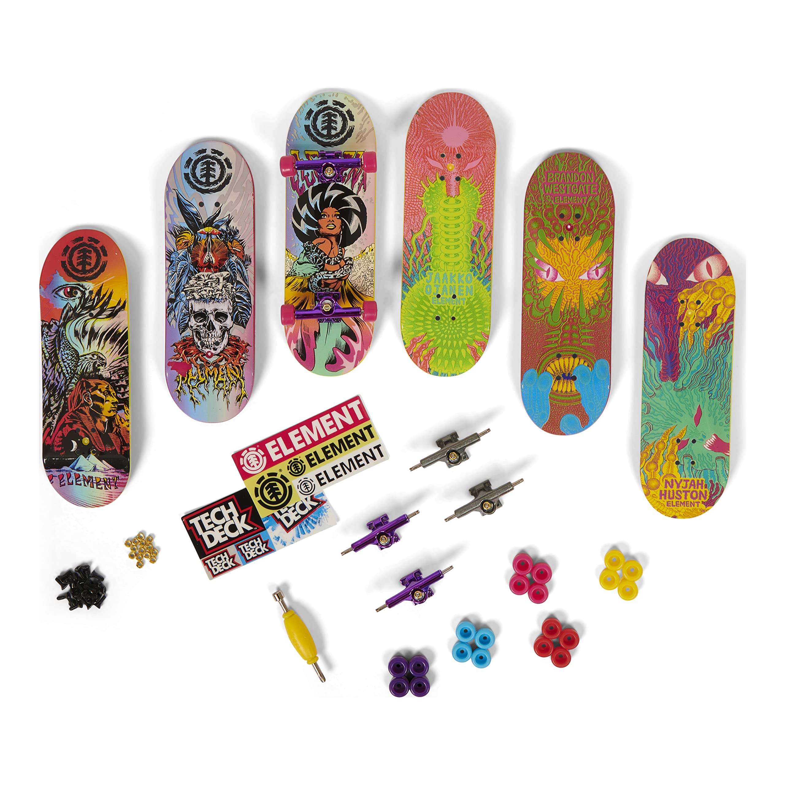 Foto 4 pulgar | Paquete De Bonificación Fingerboard Tech Deck Sk8shop Con 6 Mazos Y Acceso. - Venta Internacional.