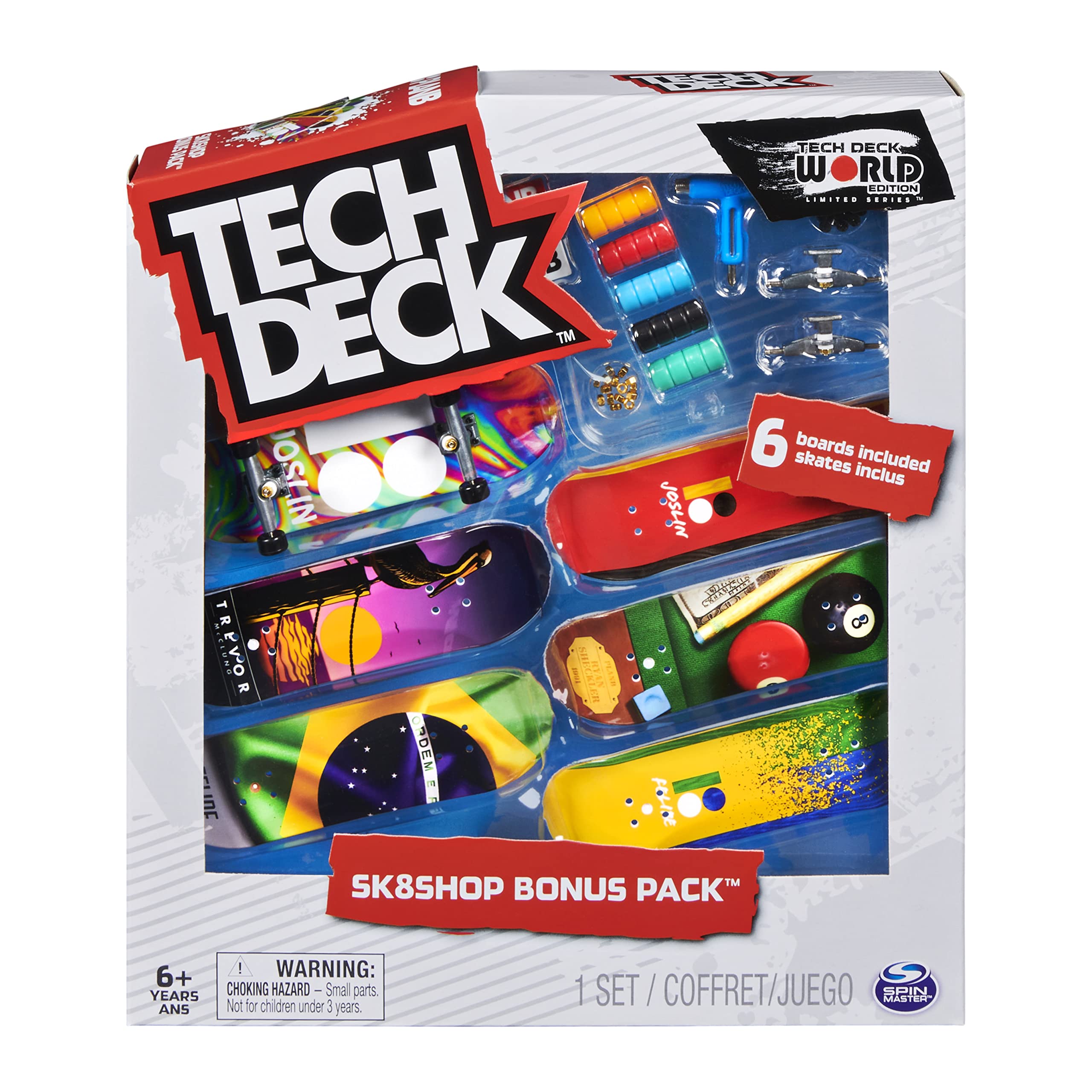 Foto 6 pulgar | Paquete De Bonificación Fingerboard Tech Deck Sk8shop Con 6 Mazos Y Acceso. - Venta Internacional.