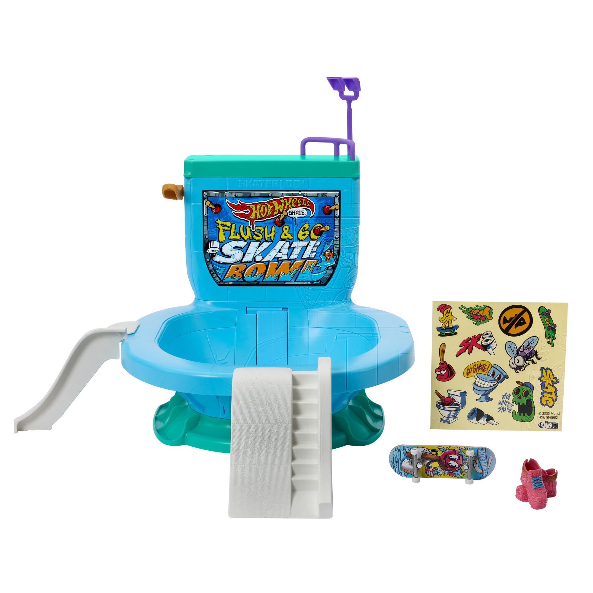 Foto 1 | Set De Inodoro Skate Fingerboard Hot Wheels - Venta Internacional.