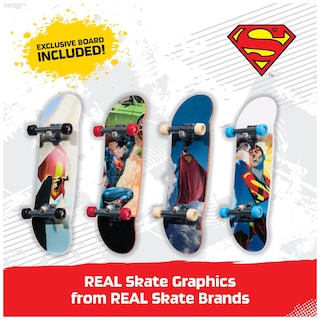Foto 2 | Mini Monopatines Tech Deck Ultra Dlx, Paquete De 4 Unidades Dc Superman - Venta Internacional.