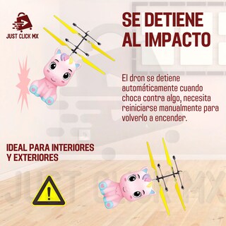 Foto 4 | Minidrón Volador por Inducción JustClick MX Pony Azul
