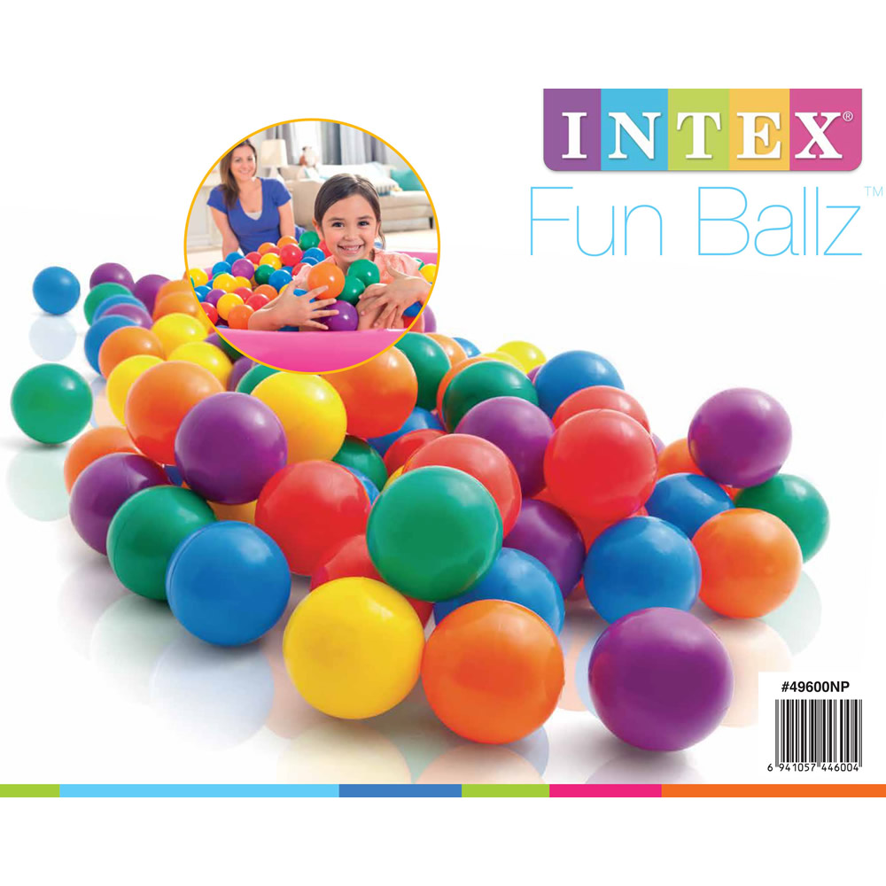 Foto 4 pulgar | Pack De Pelotas Intex  8 Cm