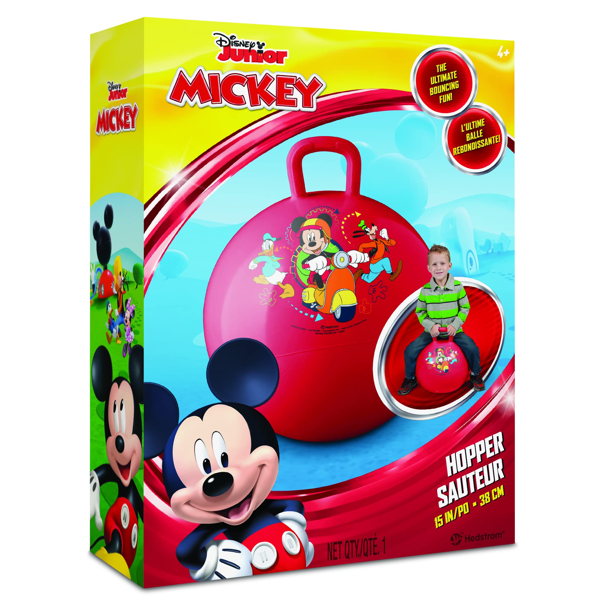 Foto 3 pulgar | Pelota Hedstrom Disney Mickey Mouse Roja-Venta Internacional