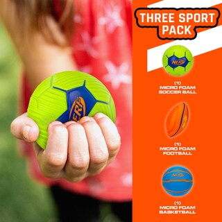 Foto 3 | Pelotas Nerf 3 Piezas-Venta Internacional