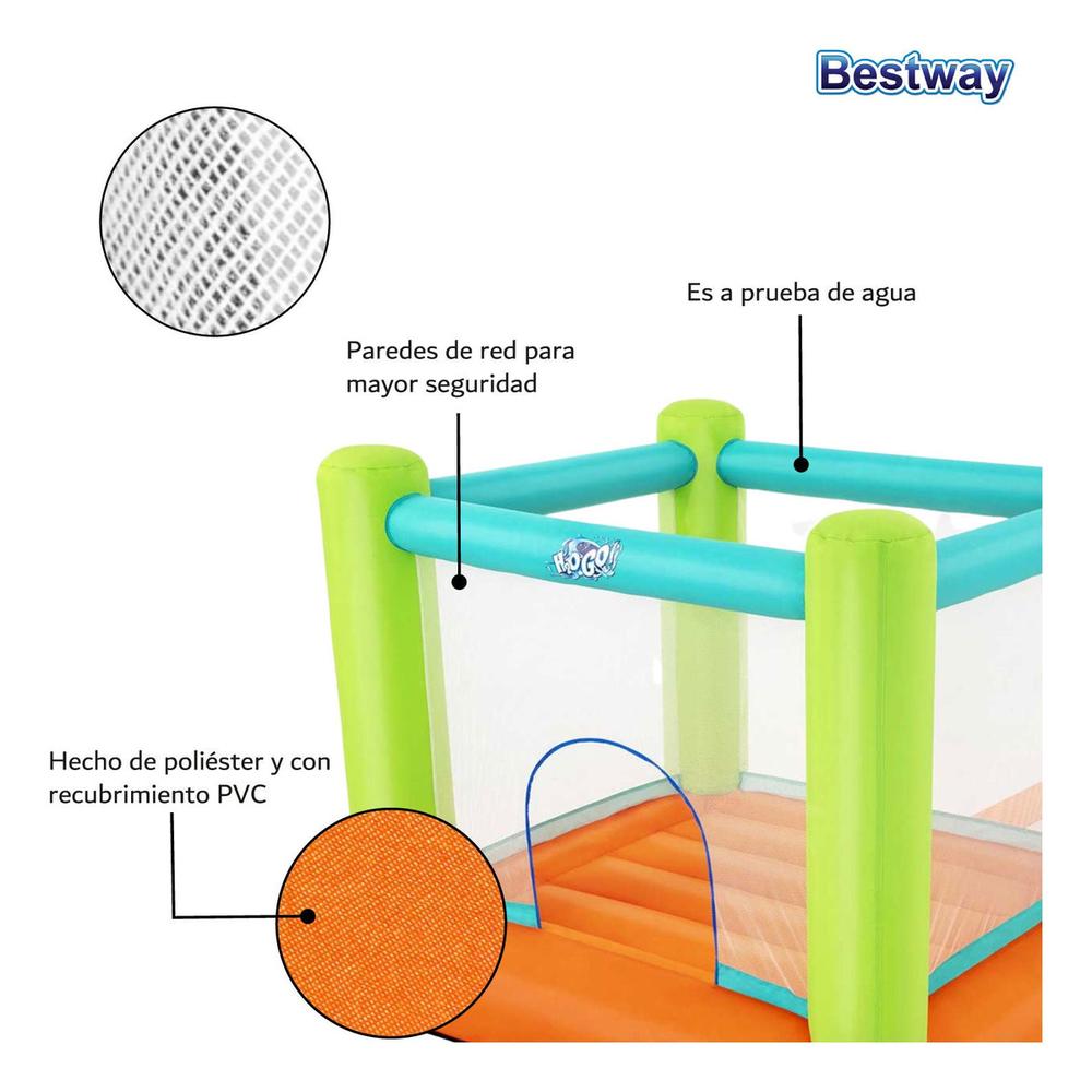 Foto 7 pulgar | Brincolín Inflable Trampolín Juego Parque Diversión Bestway
