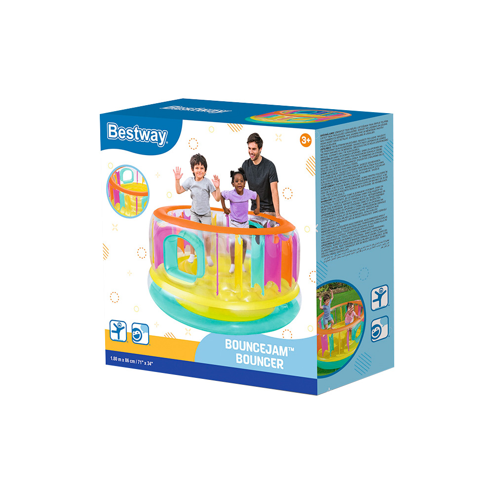 Foto 4 pulgar | Brincolín Inflable Circular Bestway 52286 Multicolor + Bomba Incluida