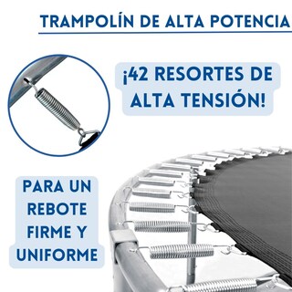 Foto 3 | Trampolín Brincolín YEI Infantil Mediano 8ft Con Red de Seguridad Para Niños