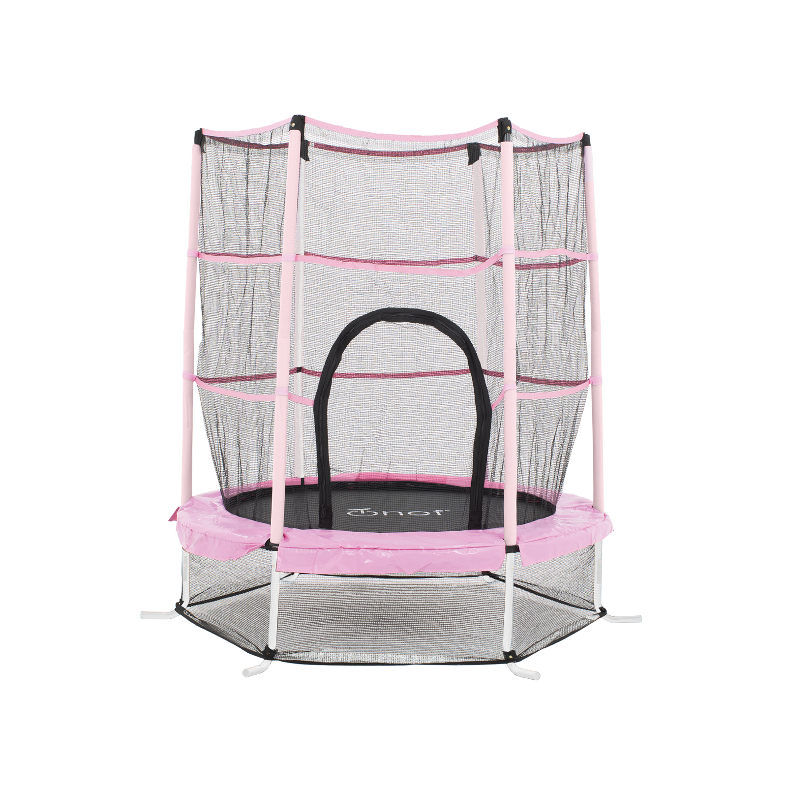 Foto 1 | Trampolín Infantil De 1.4 Mts Onof Jmp-55 C/ Malla Protectora De 1 A 3 Años Color Rosa Magenta