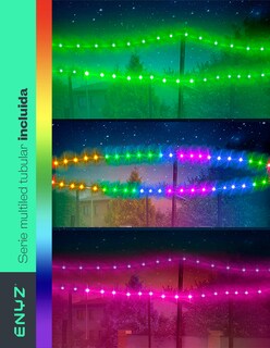 Foto 7 | Brincolín ENYZ Premium 12ft 3.65m Canasta Basketball con Luces LED Tubular Uso Rudo para Jardín Exteriores