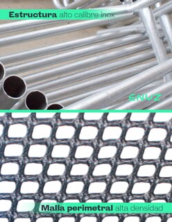 Foto 6 | Brincolín Premium 8 Ft 2.43m con Luces LED Tubular Uso Rudo para Jardín Exteriores