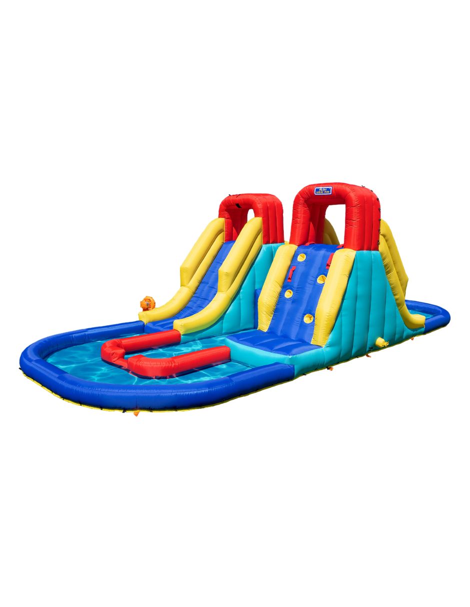 Inflable Brincolín Stats Sports Inf-2557 con 2 Resbaladillas Y Alberca