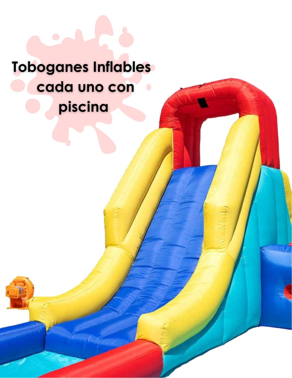 Foto 4 pulgar | Inflable Brincolín Stats Sports Inf-2557 con 2 Resbaladillas Y Alberca