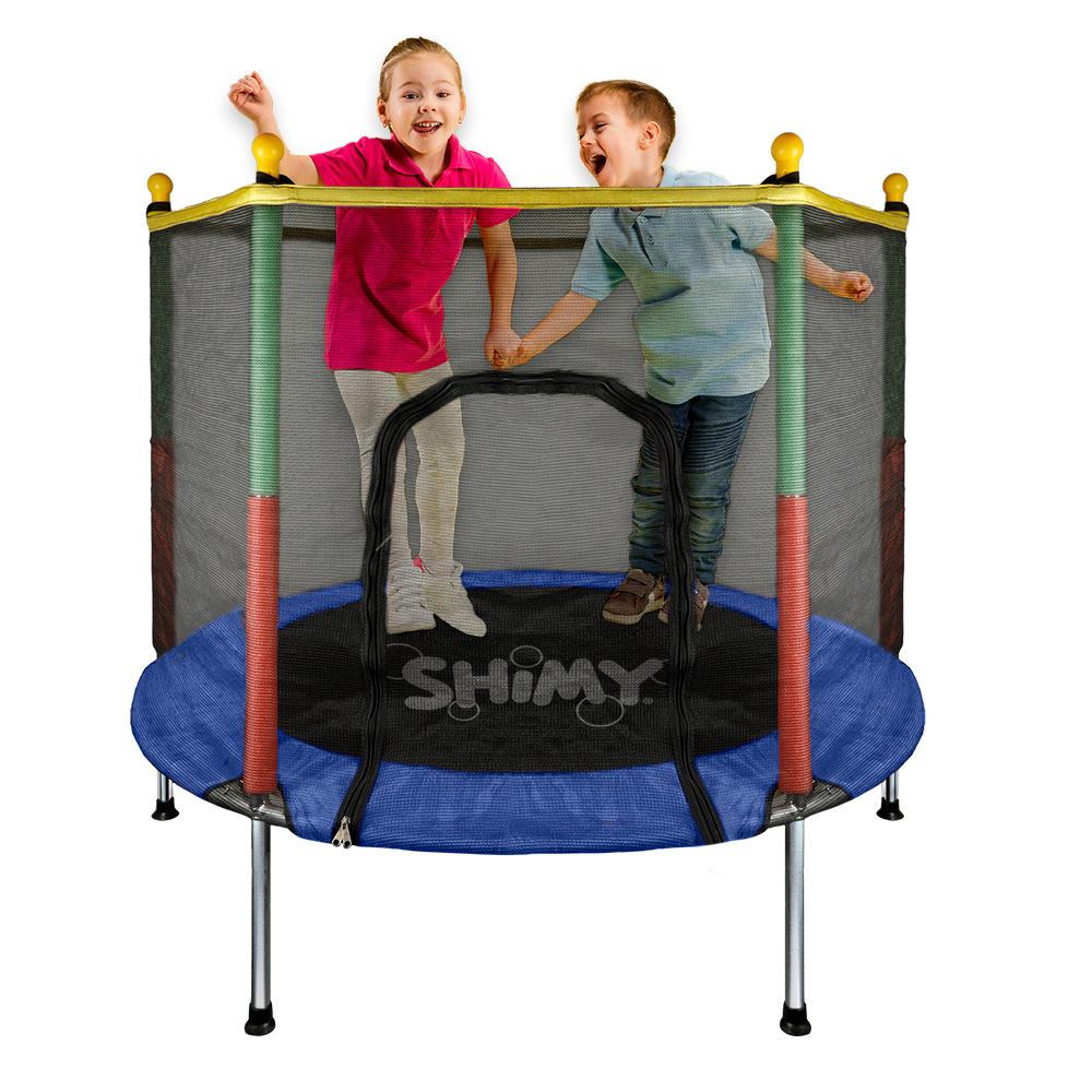 Foto 9 pulgar | Brincolín Infantil Trampolín Para Niños 3 A 12 Años Red De Seguridad, Shimy, Multicolor