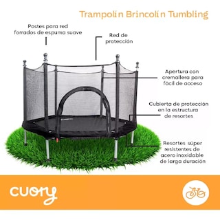 Foto 3 | Brincolín Cuory Tumbling con Red de Seguridad para Niños